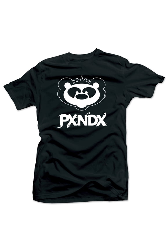 PXNDX PANDA PLAYERA NEGRA / BLACK T-SHIRT BANDA ROCK MONTERREY MEXICO UNISEX