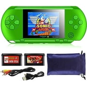 PXP3 Handheld Video Game Console Slim Includes 100 Games (Balck)