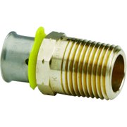 Viega 90561 1 in. PEX Press x 1 in. MIP Bronze Adapter