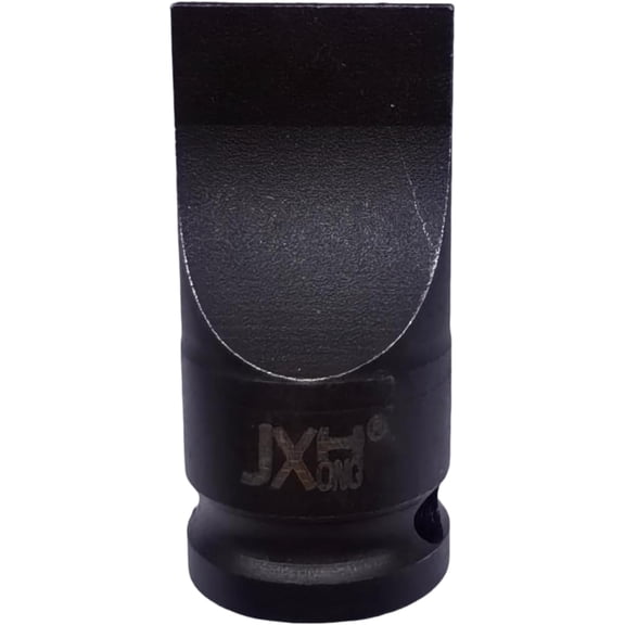 PYAN-1/2-inch Drive Slotted Screwdriver Bit Socket/Drag Link Socket, 15/16" Width x 0.154" Thickness Tip, Heat-Treated Cr-Mo Alloy Steel