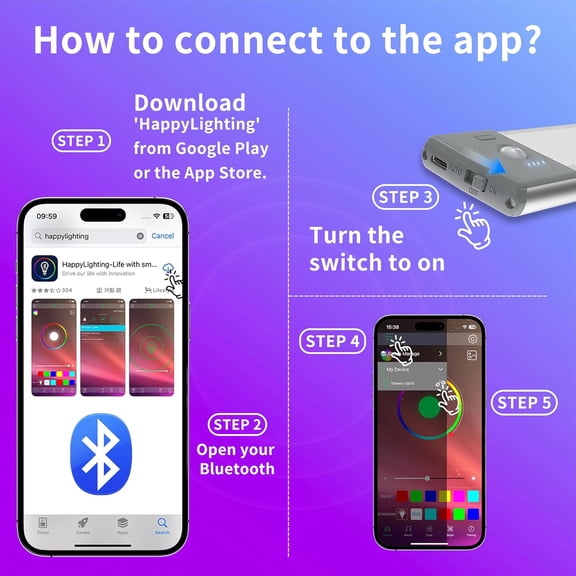 PYAN-1 Pcs RGB LED Wall Lights,Wall Sconces Lamp with App Remote Control,Gaming Light Bar,Under Cabinet Lighting with Music Sync,Rechargeable Battery Operated Night Closet Light for Living Room