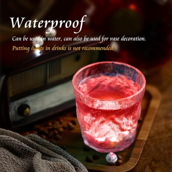 PYAN-100pcs Balloon Lights Mini Led Lights Round Long Standby Time Multicolor Paper Lantern Balloons Lamps for Birthday Party Christmas Halloween Decoration Red