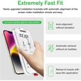 thumbnail image 1 of PYAN-[2+2 pack Tempered Glass Screen Protector Compatible with iPhone 14 (6.1 inch, 2022) with 9H Hardness Camera Lens Protector, [HD Clear] [EZ Kit] [Case Friendly], 1 of 4