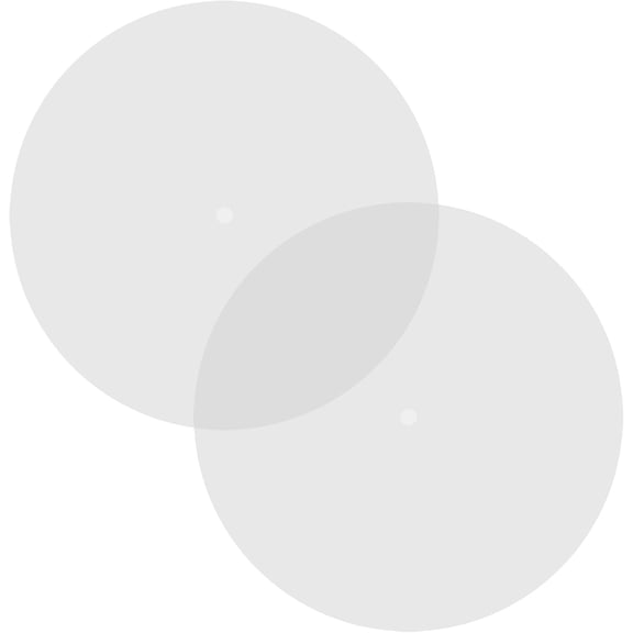 PYAN-2pcs 13" Diameter Round Lampshade Diffuser with 3/8" Center Hole White Frosted Acrylic Lamp Cover Diffusers 2mm Thick Led Light Diffuser Acrylic Sheet for Table/Floor/Ceiling/Wall Lamps