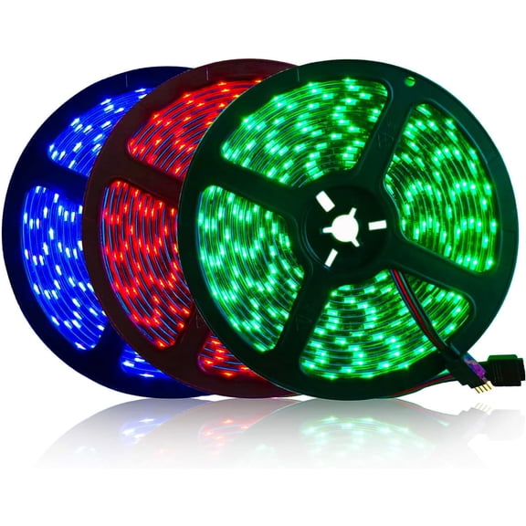 PYAN-5M Black PCB 5050 RGB LED Strip Waterproof IP65 300 SMD Black PCB Board DC 12V Flexible Light