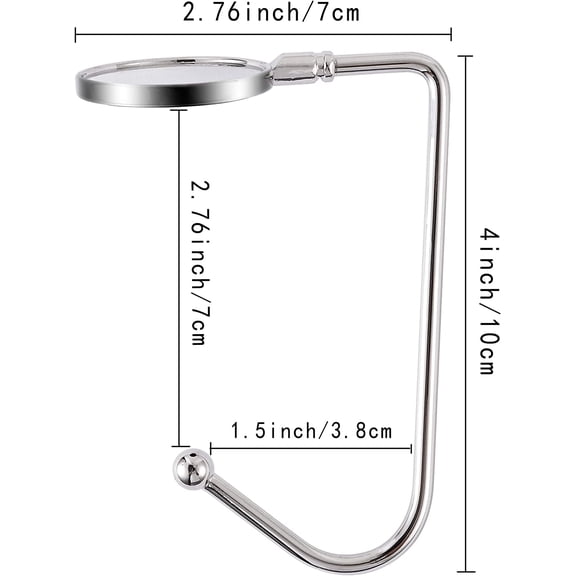 PYAN-Christmas Stocking Holders Christmas Stockings Hooks Hanger Clip Non-Slip Safety Fireplace Hooks Mantel Hooks for Christmas Party Decoration(Silver, 10)