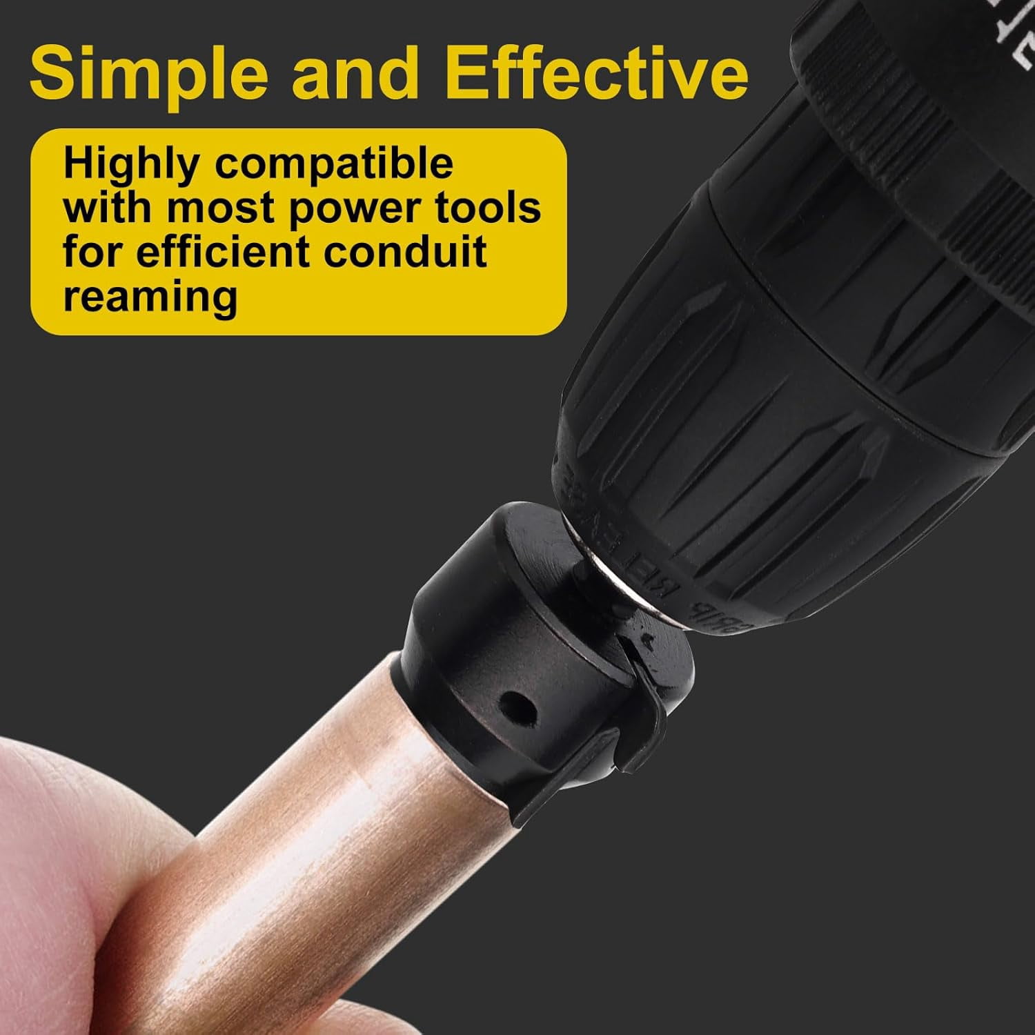 PYAN-Conduit Reamer, Pipe Reamer Tool with Improved Bit Retention ...