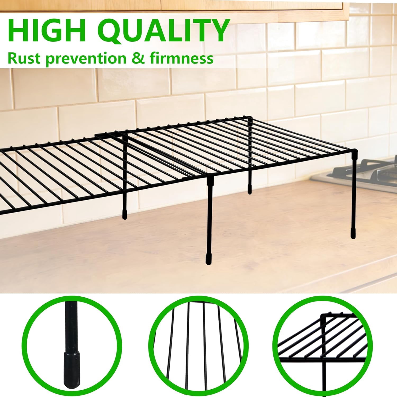 PYAN-Freezer Shelf Rack - Expandable Freezer Organizer Shelf with Anti ...