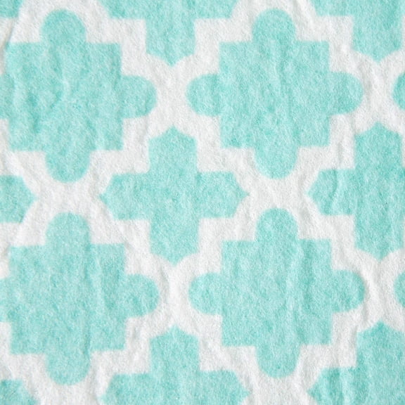 PYAN-Fridge & Shelf Liner Collection Non-Adhesive, Cut to fit, Machine Washable, 12x20, Lattice Aqua Lattice, 2 Piece