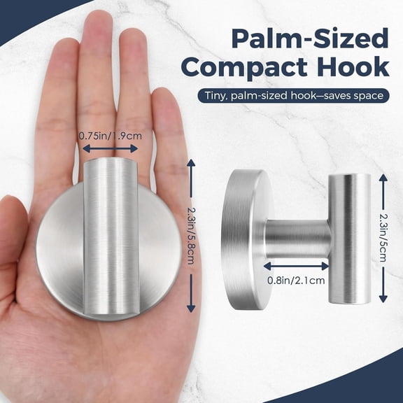 PYAN-Heavy Duty Suction Cup Hooks for Glass Window,Tile,Mirror,Removable Shower Hooks for Inside Shower,Metal Towel Hooks for Bathroom,4 Pack(Silver)