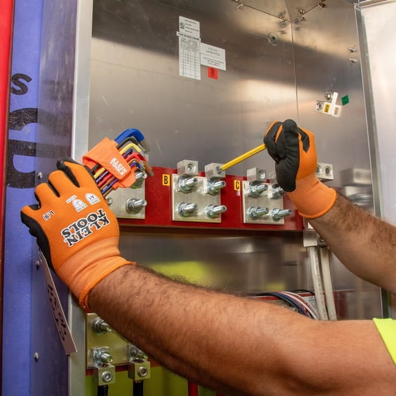 PYAN-Klein Tools CBLS10 SAE Hex Key Caddy Set, Long Ball-End, 3/32 to 3/8-Inch, Color-Coated Keys for Easy Identification, 10-Piece