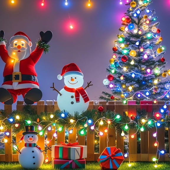 PYAN-LED Fairy Lights Plug in String Lights with Remote 38ft 100Led 8 Mode Timer Dimmable USB Multicolor Christmas Lights for Bedroom Dorm Indoor Outdoor Camping Party Wedding Xmas Tree Decor, Multic