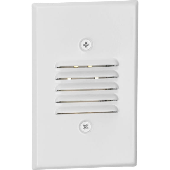 PYAN-LED Indoor Louvered Step Light, Indoor, P660003-028-30K, Satin White