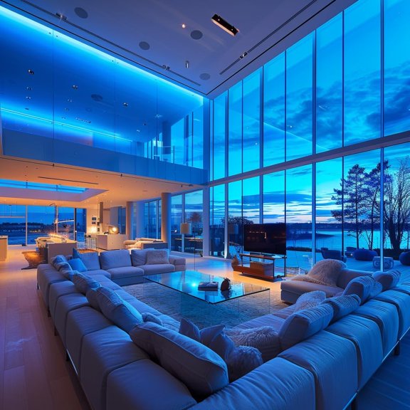 PYAN-LED Strip Lights 24V COB LED ICE Blue Super Bright LED16.4ft Dotless High Density 14W/m, 8mm Width Cuttable Flexible for Home DIY led ICE Blue Commercial decoration projects (No Power Supply)