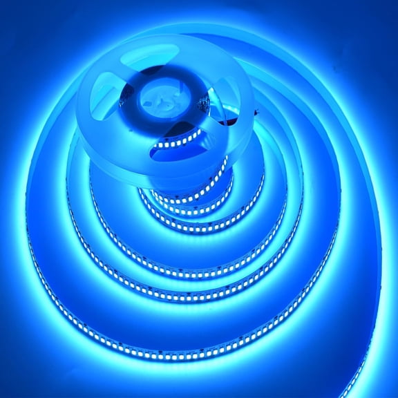 PYAN-LED Strip Lights, SMD 2835 LED Strip, DC12V 1200LEDs 16.4Ft 26000LM High Density LED Light Strips Waterproof IP65, 3 Times Brightness Than SMD3528 LED Strip, Ice Blue