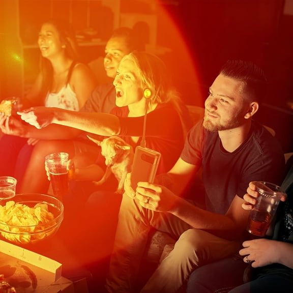 PYAN-LED Sunset Lamp: 2PCS Sunset Ambient Lamp Night Light - Projection Mood Light for Home Bedroom Living Room Photography Selfie Party (USB Charging)