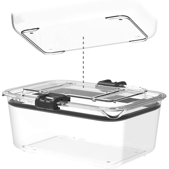 PYAN-Latchlok 13 Cup Tritan Food Storage Container, Clear