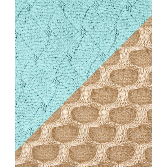 PYAN-Premium Reversible Dish Drying Mat for Kitchen: 16" x 28" Ultra-Absorbent, Long-Lasting, No Condensation, and Oversized for Large Pots and Pans - 1 Pack, Rainfall