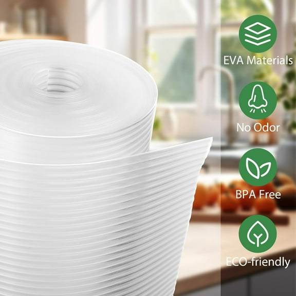 PYAN-Shelf Liner Cabinet Liner, Non Adhesive Drawer Liner, Washable 12 Inch x 20 FT(240 Inch) Waterproof Durable Non-Slip Shelf Liners for Kitchen, Drawer, Refrigerator