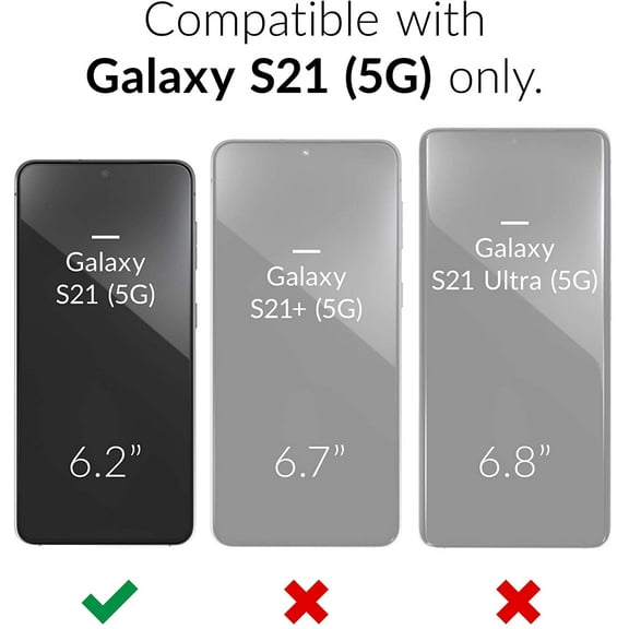 PYAN-Slim Guard for Galaxy S21 Case, Shockproof Case for Samsung Galaxy S21, S21 5G (6.2 inch) - Aqua