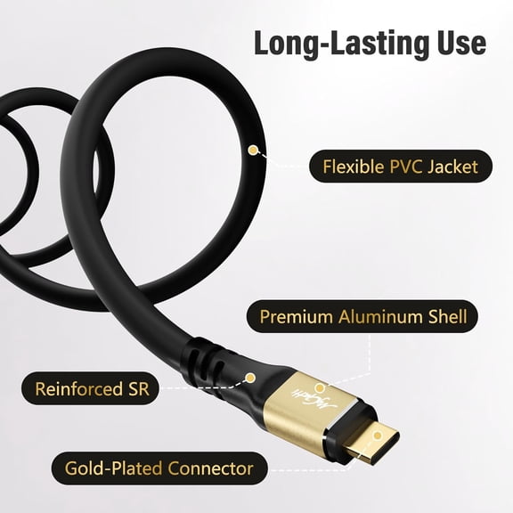 PYAN-USB 3.0 A to USB C Cable 15FT, Extra Long Type A to Type C Cord, 3A Fast Charging & 5Gbps Data Transfer, Compatible with iPhone 17 16 15 Pro Max Plus Air, Samsung Galaxy S25 S24, iPad, Tablets,