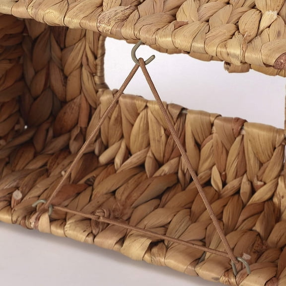 PYAN-Water Hyacinth Wicker Rectangular Tissue Box Cover