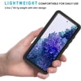 thumbnail image 1 of PYAN-for Samsung Galaxy S20 FE Case, IP68 Waterproof Dustproof with Built-in Screen Protector, Heavy Duty Full Body Protective Phone Case for Galaxy S20 FE 5G, Black/Clear, 1 of 4