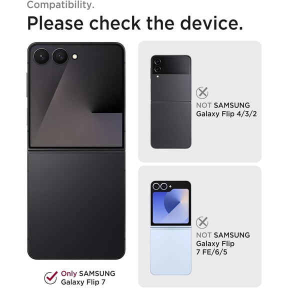 PYAN-for Z Flip 7 Case with Screen Protector Kickstand & Hinge Protection, Support Wireless Charging Non Slip Military-Grade Protection Hard Full Body Shockproof Case for Samsung Flip 7, Black