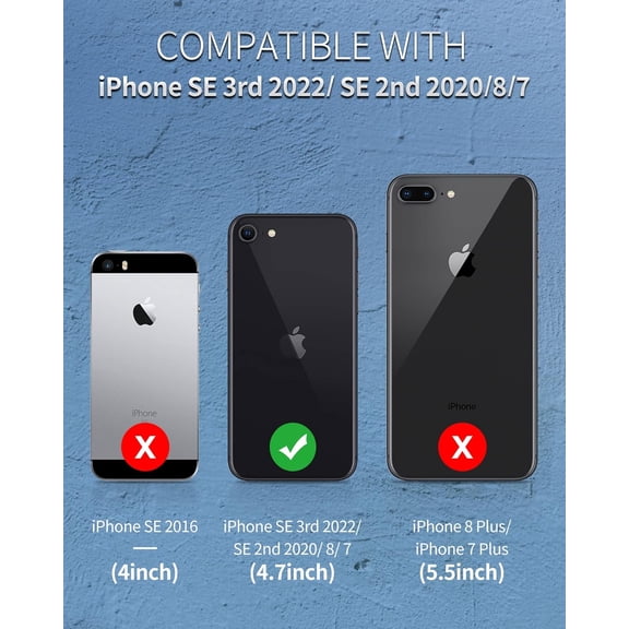 PYAN-for iPhone SE 3rd 2022/iPhone SE 2nd 2020/iPhone 7/8 Waterproof Case - Built in Screen Protector Full Body Shockproof Dustproof IP68 Waterproof Case for iPhone SE3/SE2/7/8 Frosted Pink