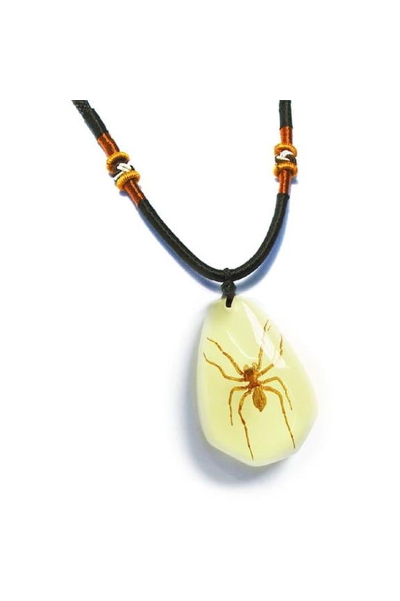 PYB1102 Real Bug Necklace-Spider
