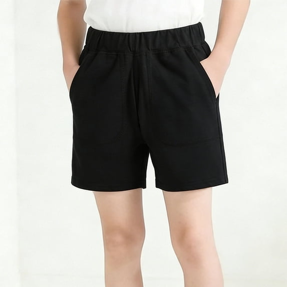 PYGNJK Boys Girls Active Running Shorts Kids Athletic Shorts Lightweight Summer Sport Jogger Shorts With Pockets