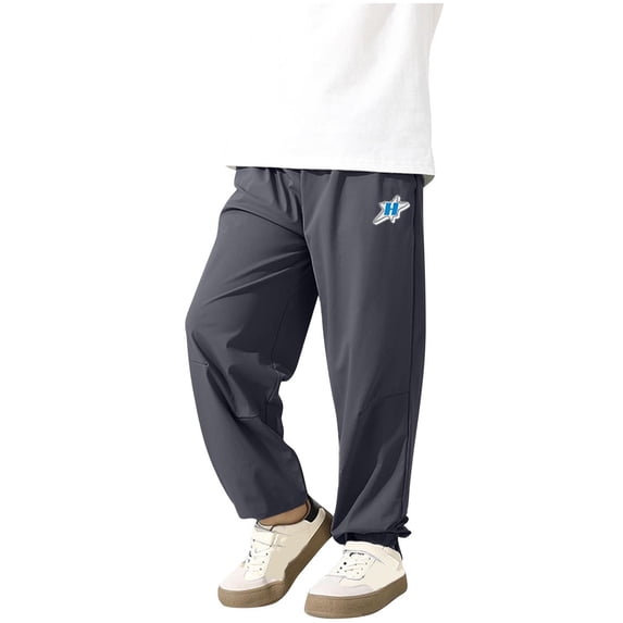 PYGNJK Boys Quick Dry Pants Lightweight Joggers Sweatpants Elastic Waist Hiking School Casual Trousers