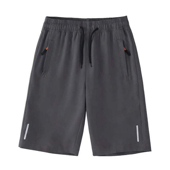 PYGNJK Boys Shorts Quick Dry Lightweight Loose Athletic Sweatshorts Pull On Elastic Waist Drawstring Jogger shorts