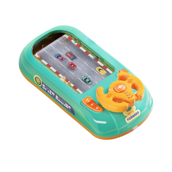 PYGNJK Steering Wheel Toys with Music and Light - Kids Simulation Adventure Driving Racing Car Game, Educational Musical Car Toys with Suction Cups for Boys Girls Birthday Xmas Gifts 3 4 5 6 Year Old