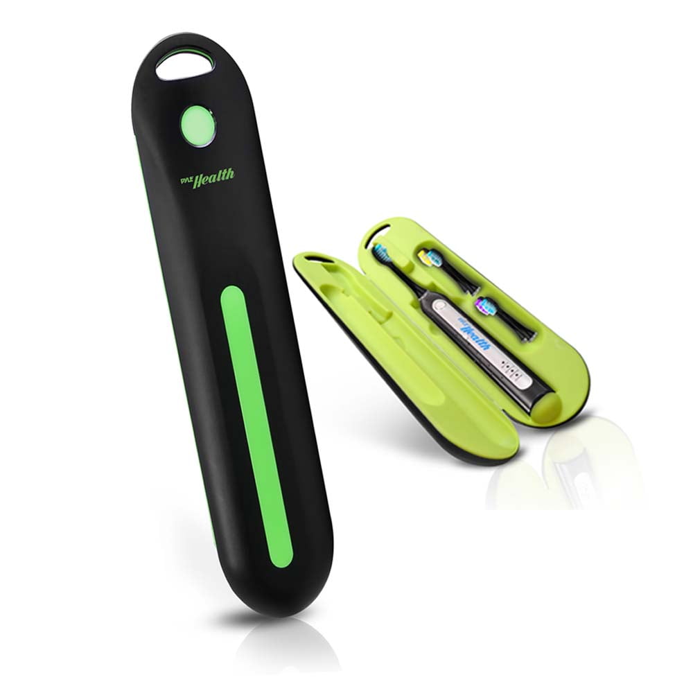 PYLE-HEALTH PHLSN61BK - Compact Electric Toothbrush r Travel Case, Universal USB (Black)