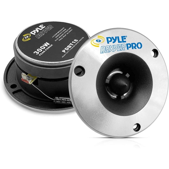 PYLE PDBT18 - 3.75'' Aluminum Bullet Titanium Horn Tweeter