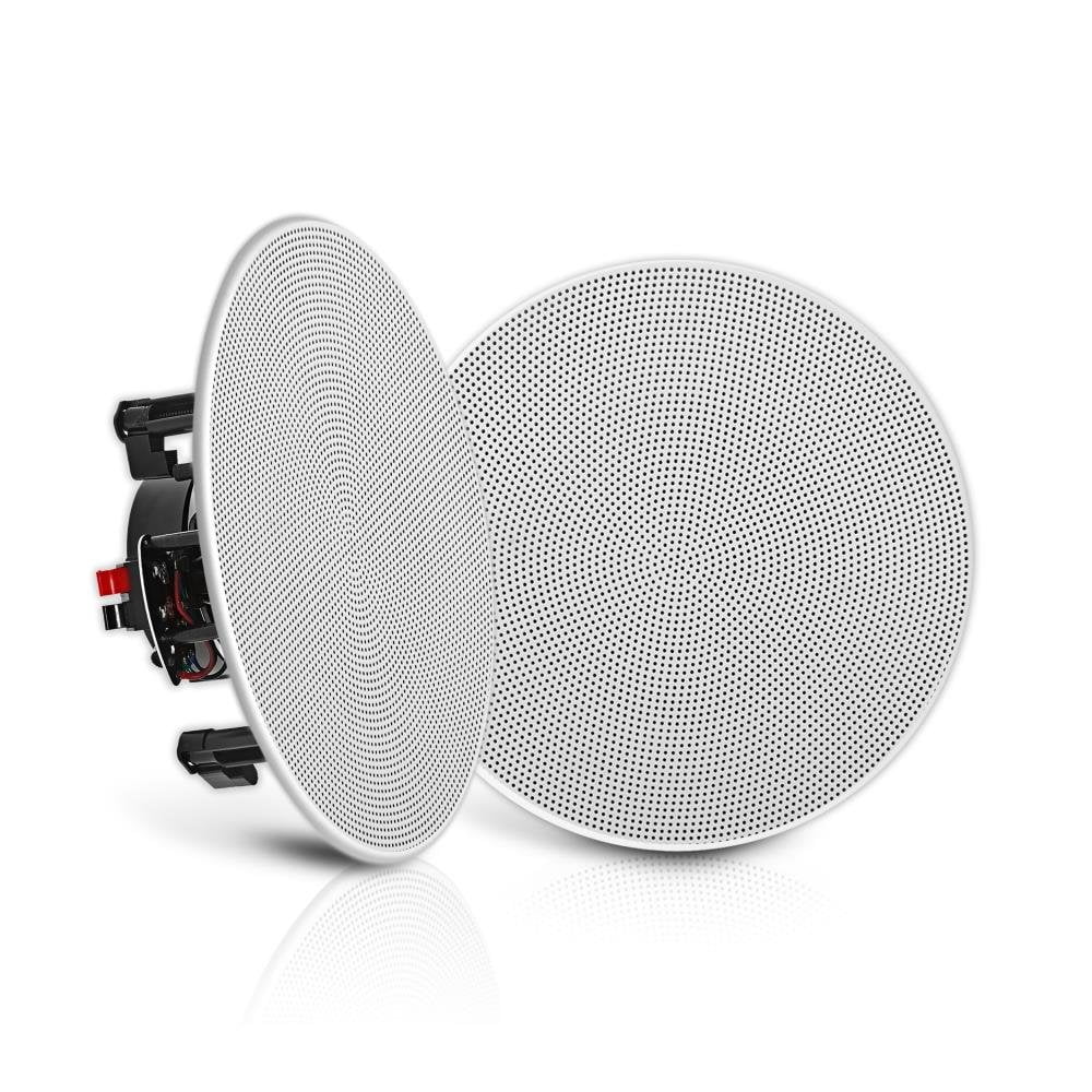 PYLE PDIC1656 - 5.25" In-Wall / In-Ceiling Speakers, 2-Way Flush Mount Home Speaker Pair, 150 Watt