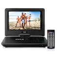thumbnail image 1 of PYLE PDV91BK - 9?? Portable CD/DVD Player, Built-in Rechargeable Battery, USB/SD Card Memory Readers (Black), 1 of 4
