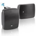 thumbnail image 1 of PYLE PDWR55BTRFB - Dual 5.25’’ Wall-Mount Marine Speakers, Waterproof Rated Speaker System with Bluetooth + Wireless RF Streaming, 800 Watt, 1 of 4