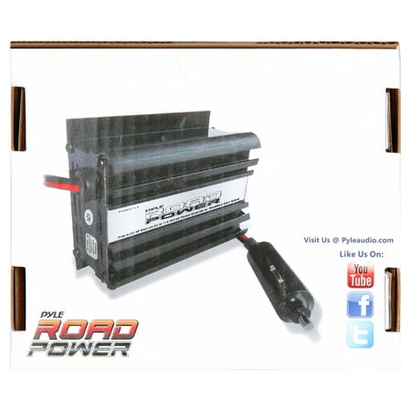PYLE PINV11 - Plug In Car 50 Watt 12V DC to 115 Volt AC Power Inverter with Modified Sine Wave