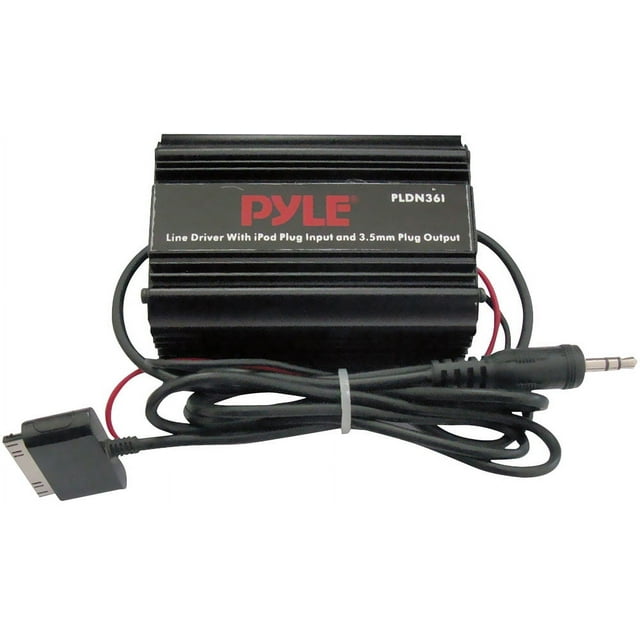 PYLE PLDN36I - Ipod Direct To 3.5mm / 1/8'' Stereo Audio Ground Loop Isolator/ Audio Line Driver