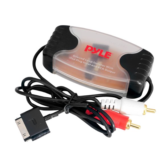 PYLE PLGI38RI - Ipod Direct to RCA Stereo Audio Ground Loop Isolator/ Audio Line Driver
