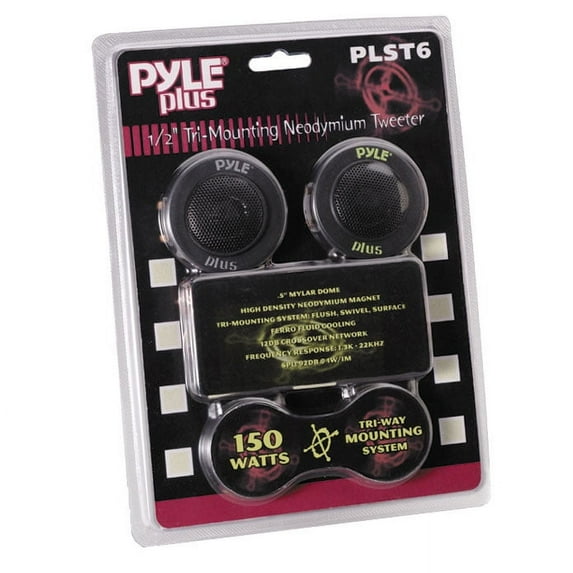 PYLE PLST6 - 1/2'' 150 Watt Mylar Dome Tri-Mount Tweeter