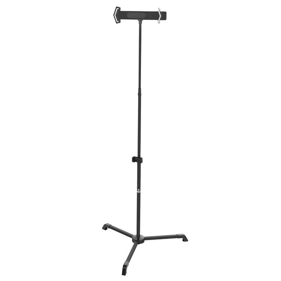 PYLE PMKSPAD4LK - Secure & Anti-Theft Key Lock Tablet Tripod Floor Stand Holder with Adjustable, Bendable, Rotating Swivel Gooseneck