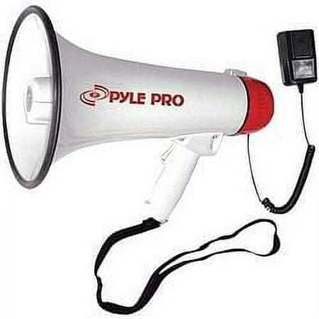 PYLE PMP40 - Megaphone Speaker, Audio PA System with Wired Microphone, Siren Alarm, Adjustable Volume