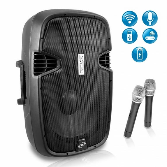 Pyle Portable Bluetooth Speaker, Black, PPHP129WMU