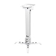 thumbnail image 1 of PYLE PRJCM3 - Universal Projector Ceiling Mount Kit with Telescoping Height and Angle Adjustment (White), 1 of 2