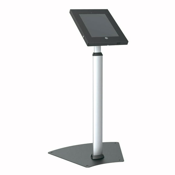 PYLE PSPADLK55 - Tamper-Proof Anti-Theft iPad Kiosk Safe Security Public Floor Stand, Holder, Public Display Case with Adjustable Height & Cable Management (Compatible with iPads 2/3/4/Air)
