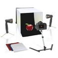 thumbnail image 1 of PYLE PSTDKT4 - Compact Studio Photography Kit - Photo & Lighting Booth Box with Included Lights & Camera Stand (16’’ -inch Cube), 1 of 4