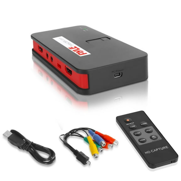 PYLE PVRC52 - HD External Capture Card Video Recording System - Record Full HD 1080p Video